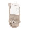Glitter sokker beige