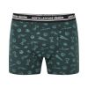 Boxer 3pk Mix print Sort-grønn