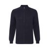 Full zip Strikkejakke mørkeblå