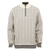 Islendergenser med 1/2 zip Valur Hvit