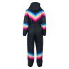Skidress med hette Val di fiemme Sort