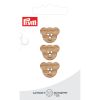 Knapper med motiv 3pk beige