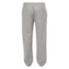 Basic joggebukse med strikk og snøring i livet gråmelert