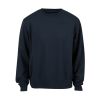 Basic collegegenser med rund hals marine
