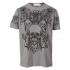 Denim & Casual Skull t-skjorte mørkegrå