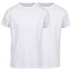 Basic David Casual T-shirt 2 pk rund hals hvit