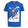 Christmas t-shirt blå