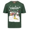 Crazy Christmas t-shirt grønn.