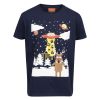 Christmas t-shirt marine