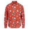 Crazy Christmas Snowman juleskjorte Regular fit rød