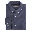 Basic Alexander langermet skjorte , regular fit jeansblå.