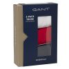 Gant 3 pk boxer hvit-rød-marine