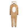 Christmas Julejumpsuit Reinsdyr beige.