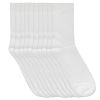 Dressokker bambus 10 pk Hvit .
