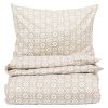 Sengesett flanell 140x200 Snørose Beige.