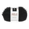 Pelz garnnøste svart