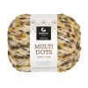 Mutli Dots garnnøste brun/safran