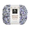 Multi dots garnnøste blå
