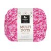 Multi dots garnnøste rosa