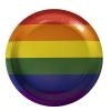 Pride papptallerken 23cm Hen Flerfarget