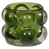 Telysglass Bobles Grønn