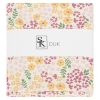Alices blomstereng bordduk 90x90 Rosa