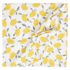 Limone bordduk 90x90 Hvit-gul