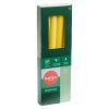 Kronelys 4 pk 24,5cm Lysegul