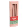 Kronelys 4 pk 24,5cm Tåkerosa