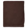 Ullpledd 130x200 Teide Brun