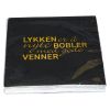 Serviett med tekst 12pk Sort