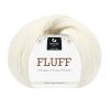 Fluff 50gr garnnøste 401 - Hvit