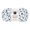 Hygge Multi 100gr garnnøste 6401 - Blå/grå dots