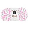 Hygge Multi 100gr garnnøste 6406 - Grå/rosa dots
