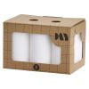 Kubbelys 6pk 6x11cm Hvit