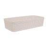 Plastkurv 2pk 25,5x13,3cm Eline Krem