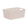Plaskurv 2pk t 24,5x19cm Eline Krem