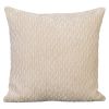 Putetrekk Monokrom Velour 45x45 Lys beige