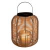 Lykt Nature 26cm Natur-sort