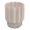Vase-lysglass Rily Beige