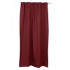 Lysdempende gardin Nina 140x160 Mørkerød