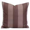 Putetrekk 45x45 Monokrom Striper Burgunder