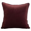 Pynteputetrekk Velour 45x45 Lun Burgunder