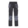 Knoxville workpant sort-grå.