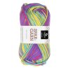 Spar Garn 50gr garnnøste 601-Gul/Rosa/Lilla/Turkis