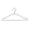 Day kleshengere i metall 8pk hvit/sort