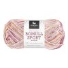 Bomull Sport 50gr garnnøste 395-rosa/oransje print.