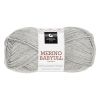 Gjestal Merino Baby Ull garnnøste 829-lys grå