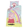 Peppa Pig sengesett flerfarget