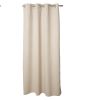 Lystett gardinlengde med maljer beige